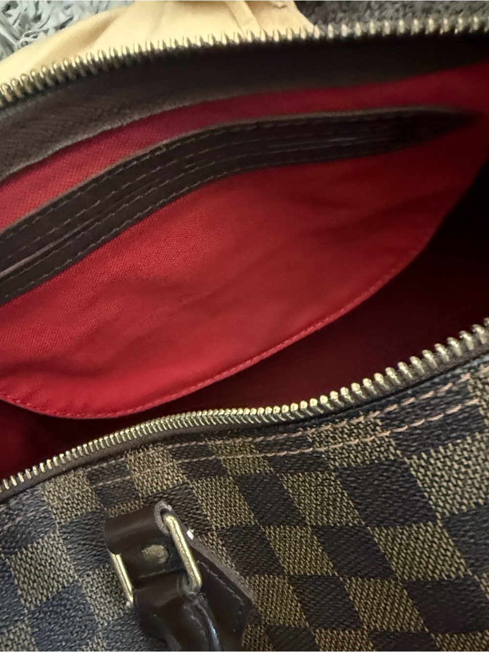 Louis Vuitton Brown Damier Canvas Speedy 30 Satchel with organizer w/base shaper - Picture 16 of 16